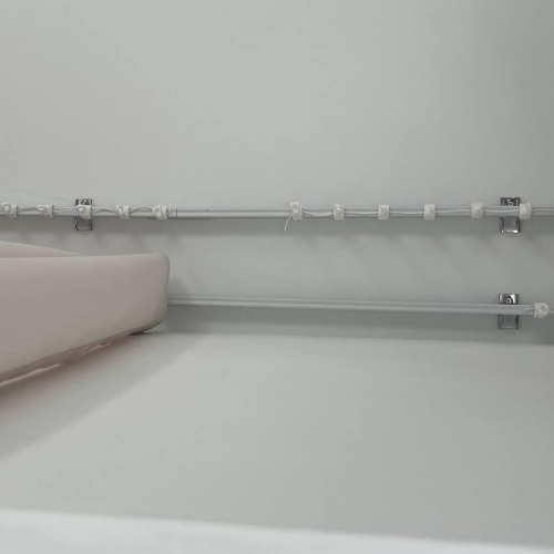 S-track curtain system with 6cm wave tape for curtain shop Malaysia